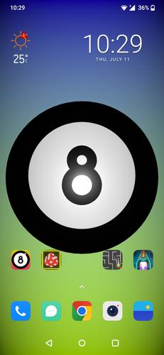 Magic 8 Ball Live Wallpaper 3D Screenshot 0