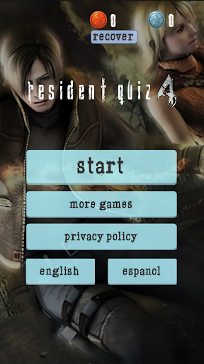 Resident Quiz Evil 4 स्क्रीनशॉट 1