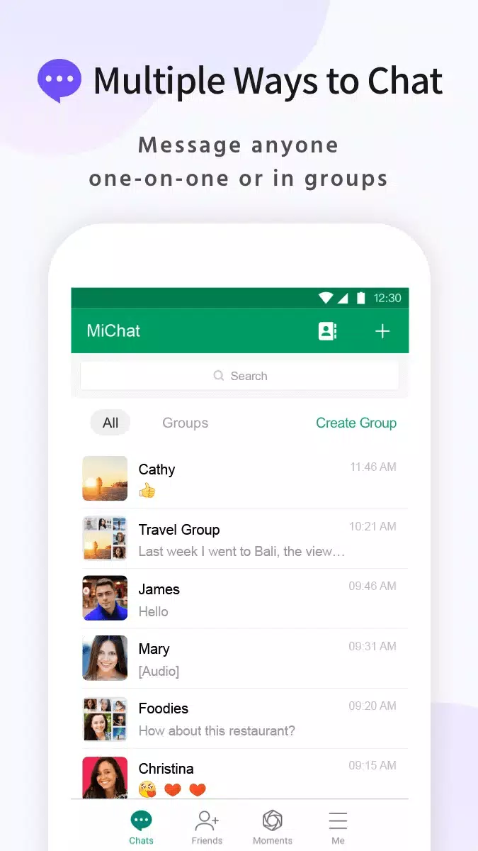 MiChat Lite-Chat, Make Friends Screenshot 0