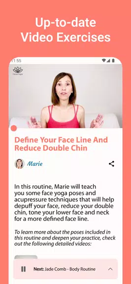 Face Yoga Exercise - Faceauty स्क्रीनशॉट 2