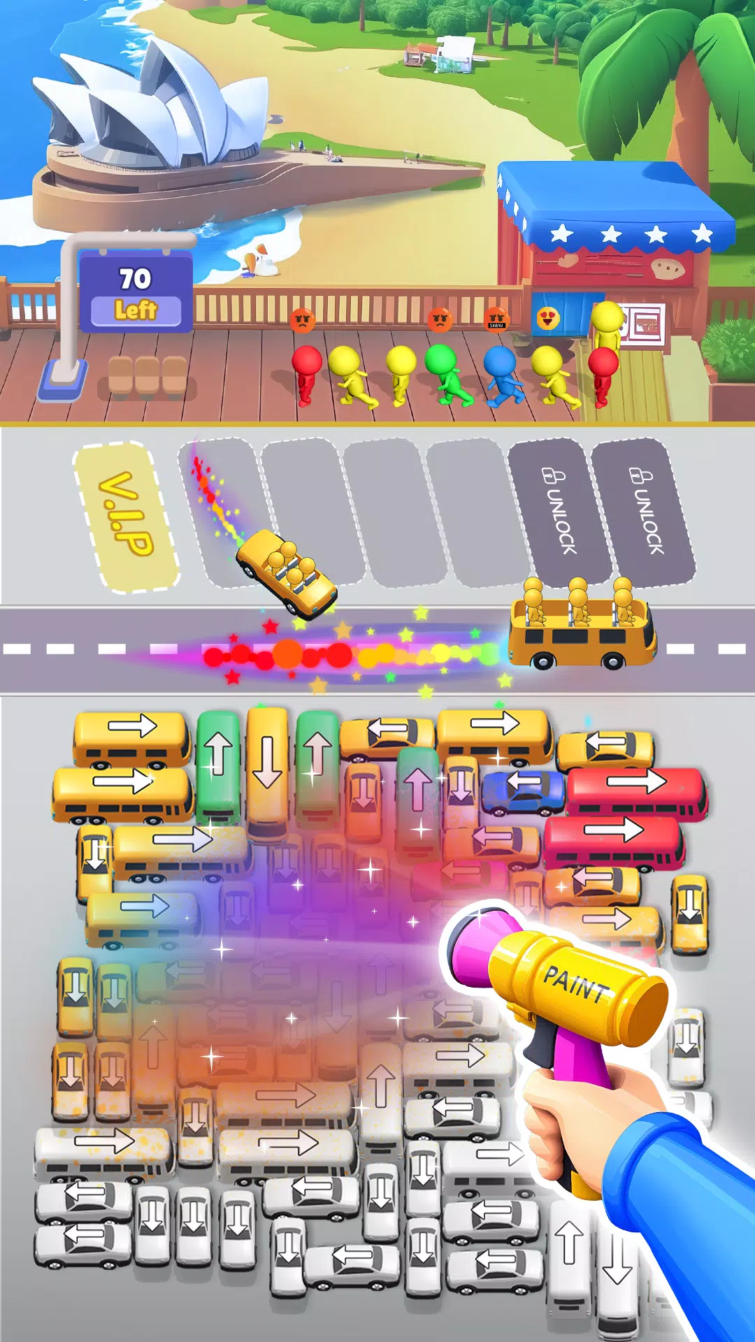 Bus Sort Jam: Parking Puzzle Schermafbeelding 3