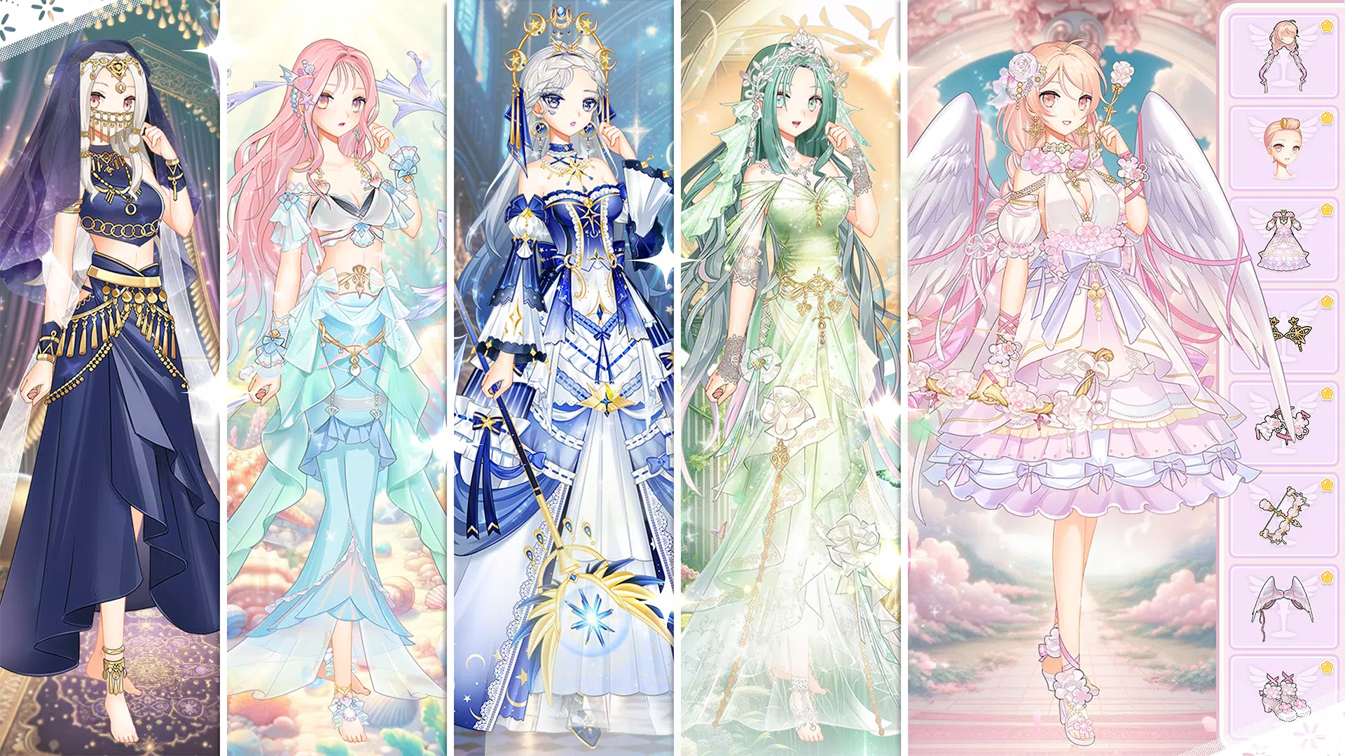 Eve Shop: Dress Up Anime Game スクリーンショット 1