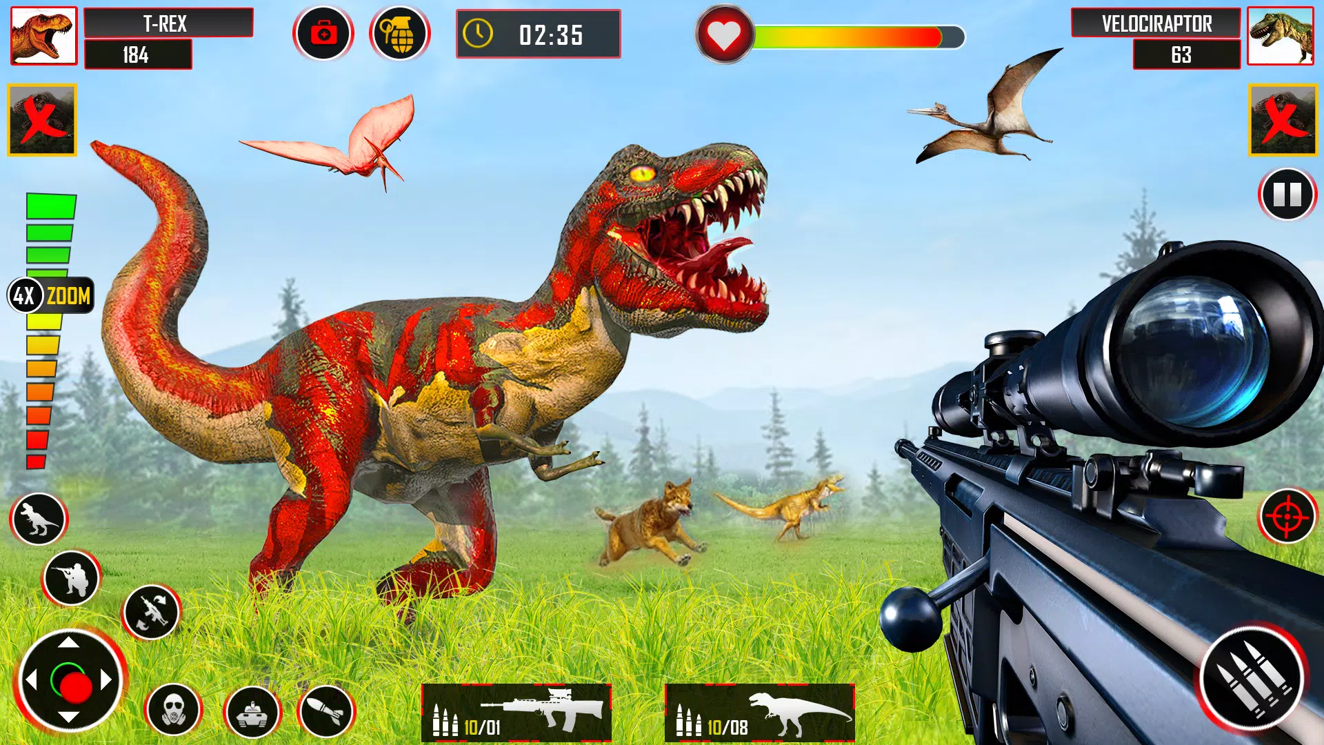 Wild Dino Hunting - Gun Games Скриншот 1