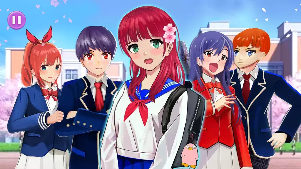 Anime High School Life স্ক্রিনশট 3