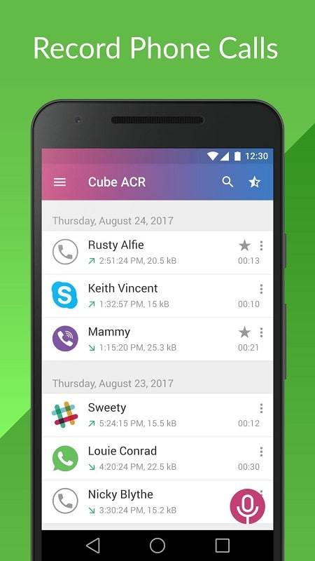 Call Recorder – Cube ACR স্ক্রিনশট 2