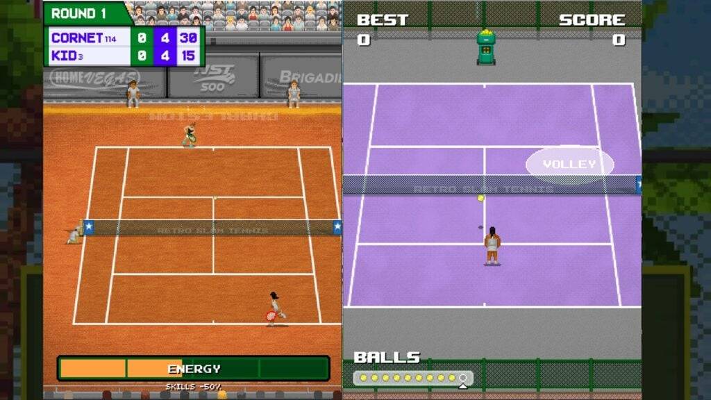 Retro Slam Tennis: Nowa gra na Androida od retro Bowl Creators