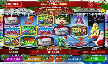 Snow Slots Merry Christmas Zrzut ekranu 0