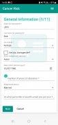 Cancer Risk Calculator স্ক্রিনশট 1