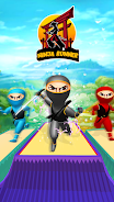 Schermata Ninja Runner 3D: Dash Run Game 0