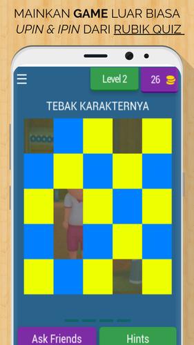 Upin & Ipin Rubik Quiz Tangkapan skrin 1