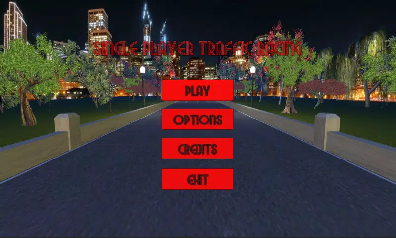 Single Player Traffic Racing Captura de pantalla 0