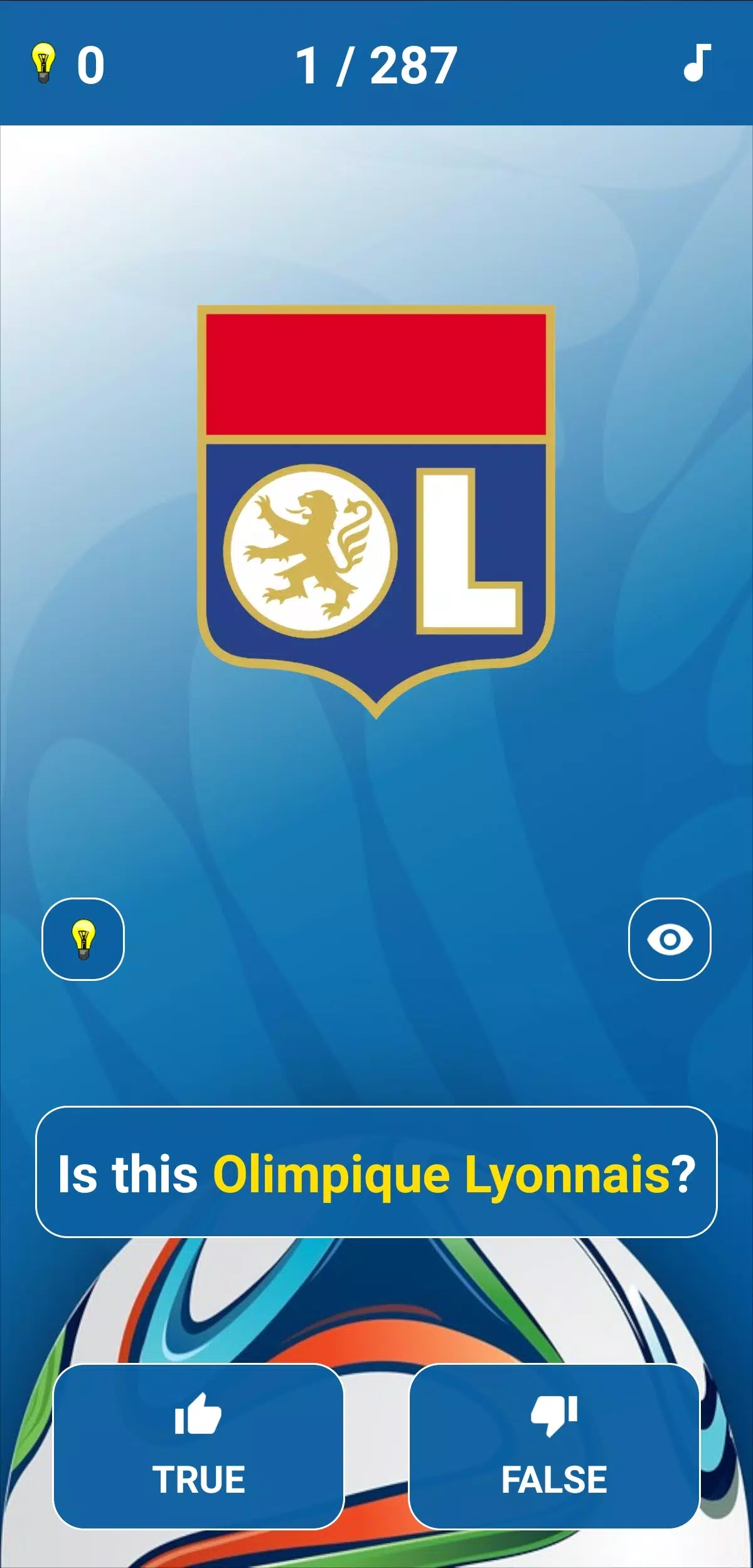 Soccer Clubs Logo Quiz Screenshot 1