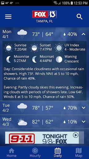 FOX 13 Tampa: SkyTower Weather Скриншот 2