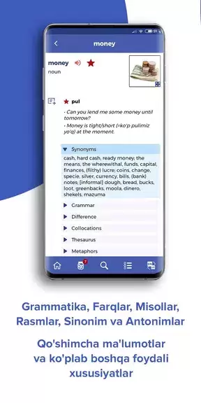 Wisdom EnglishUzbek dictionary Zrzut ekranu 2