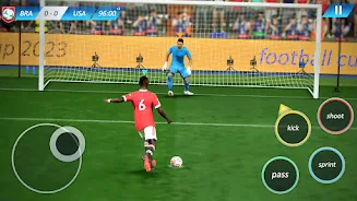 Football Soccer League Game 3D Screenshot 2