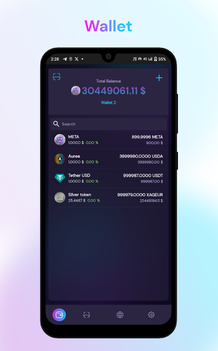 Metatron wallet স্ক্রিনশট 3