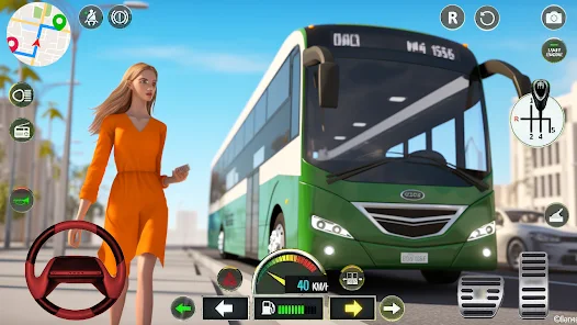 Bus Simulator Game Bus Game 3D Ekran Görüntüsü 1