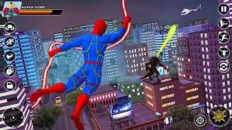 Spider Rope Hero Flying Games Screenshot 1