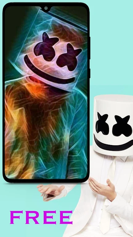 Marshmello Wallpaper ဖန်သားပြင်ဓာတ်ပုံ 1