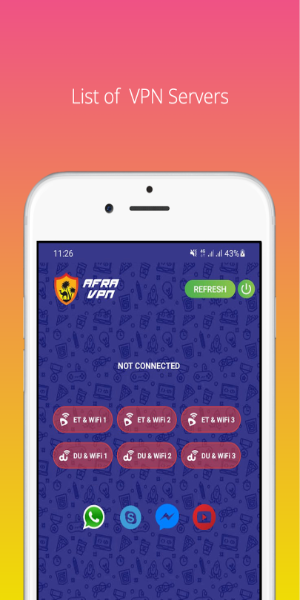 Afra VPN - Fast and Safe Screenshot 2