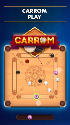 Carrom Board - Disc Pool Game Captura de tela 0