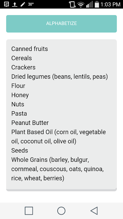 Alphabetizer应用截图第3张