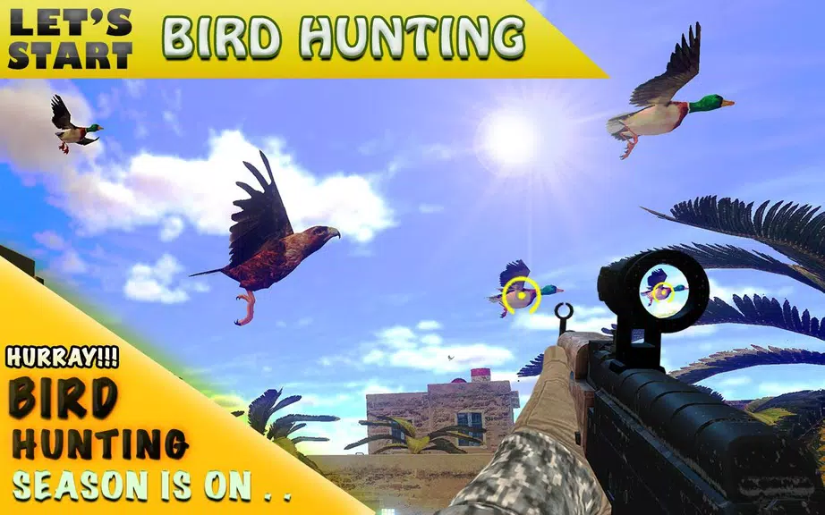 Desert Birds Sniper Shooter 3D স্ক্রিনশট 2