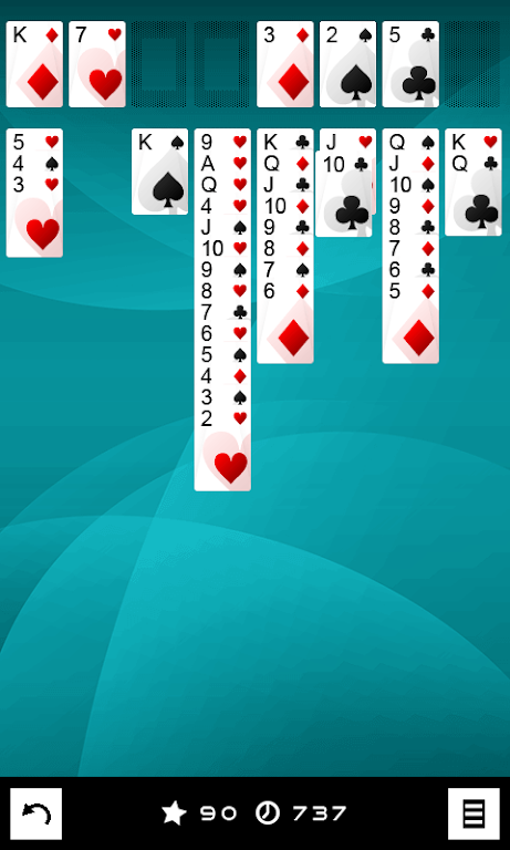 3 in 1 Solitaire - Triple Cards Captura de tela 1