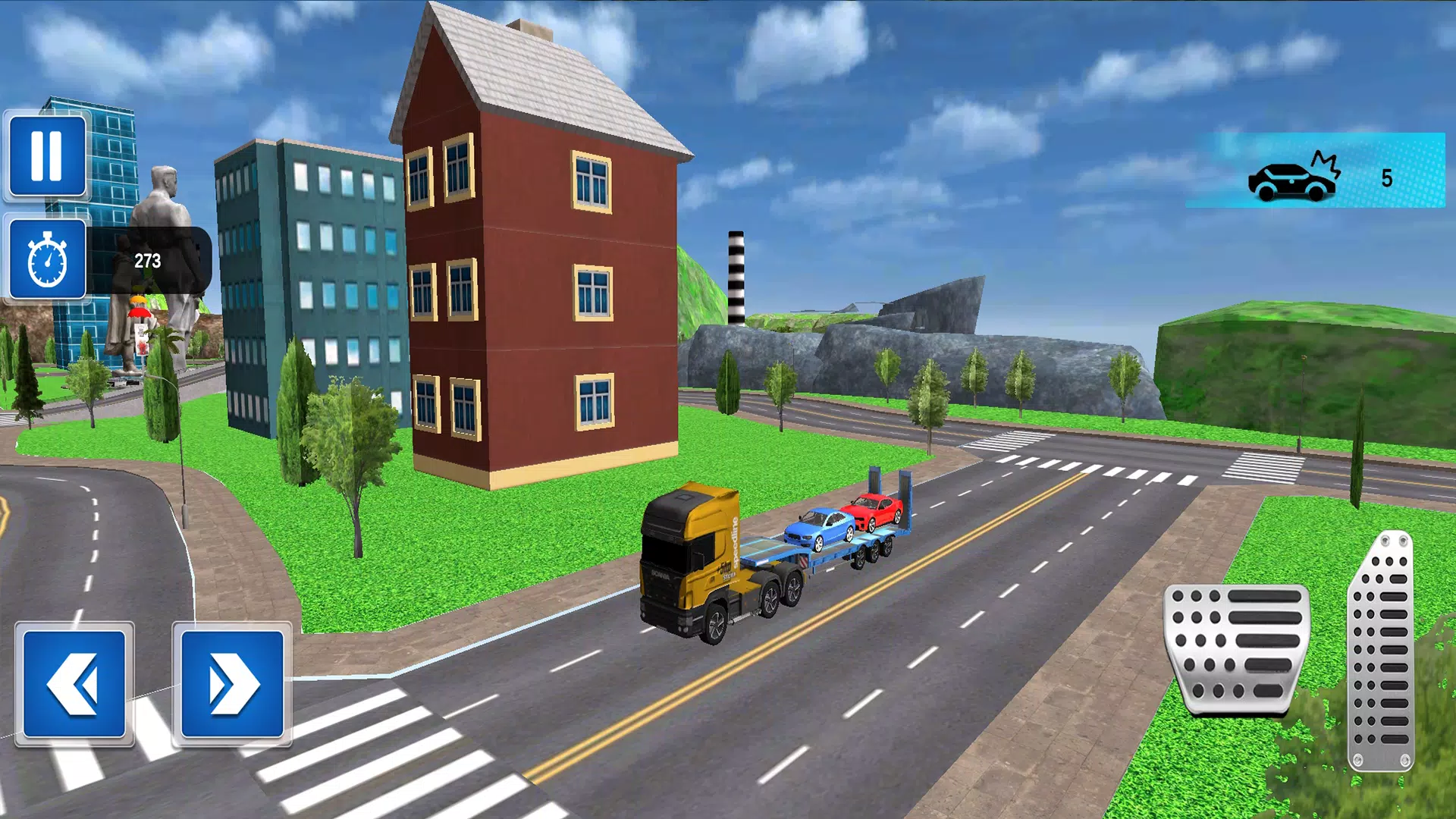 Truck Transport Game Simulator Capture d'écran 0