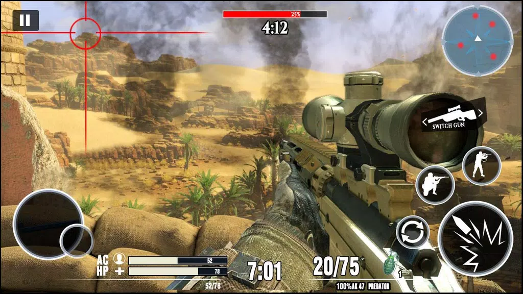 Desert Sniper 3D: Battleground Capture d'écran 1