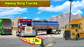 Truck Parking Truck Games Schermafbeelding 1