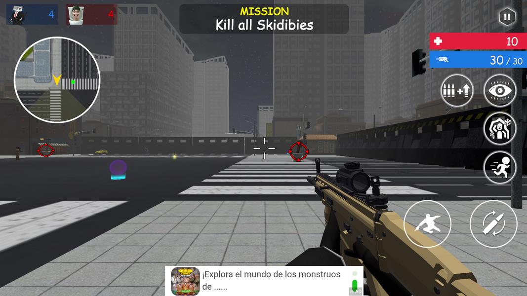 Shoot Skibd Toilet Survival.io スクリーンショット 2