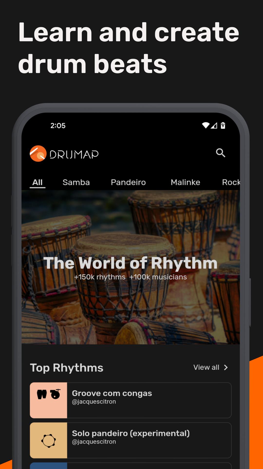 Drumap. El Mundo del Ritmo Captura de pantalla 0