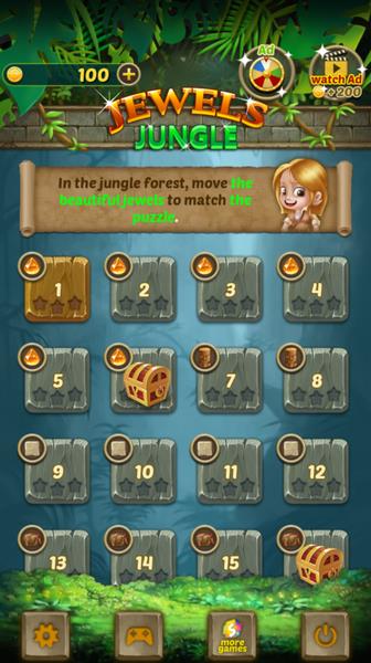 Jewels Jungle स्क्रीनशॉट 0