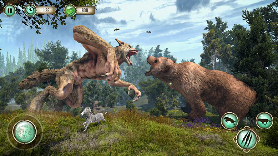 Forest Wild Werewolf Hunting Captura de tela 3
