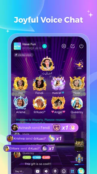 Wyak-Voice Chat&Meet Friends Captura de pantalla 0