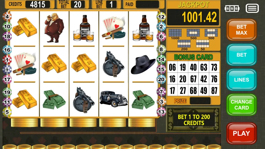 Money Mafia Slot Machine Скриншот 3