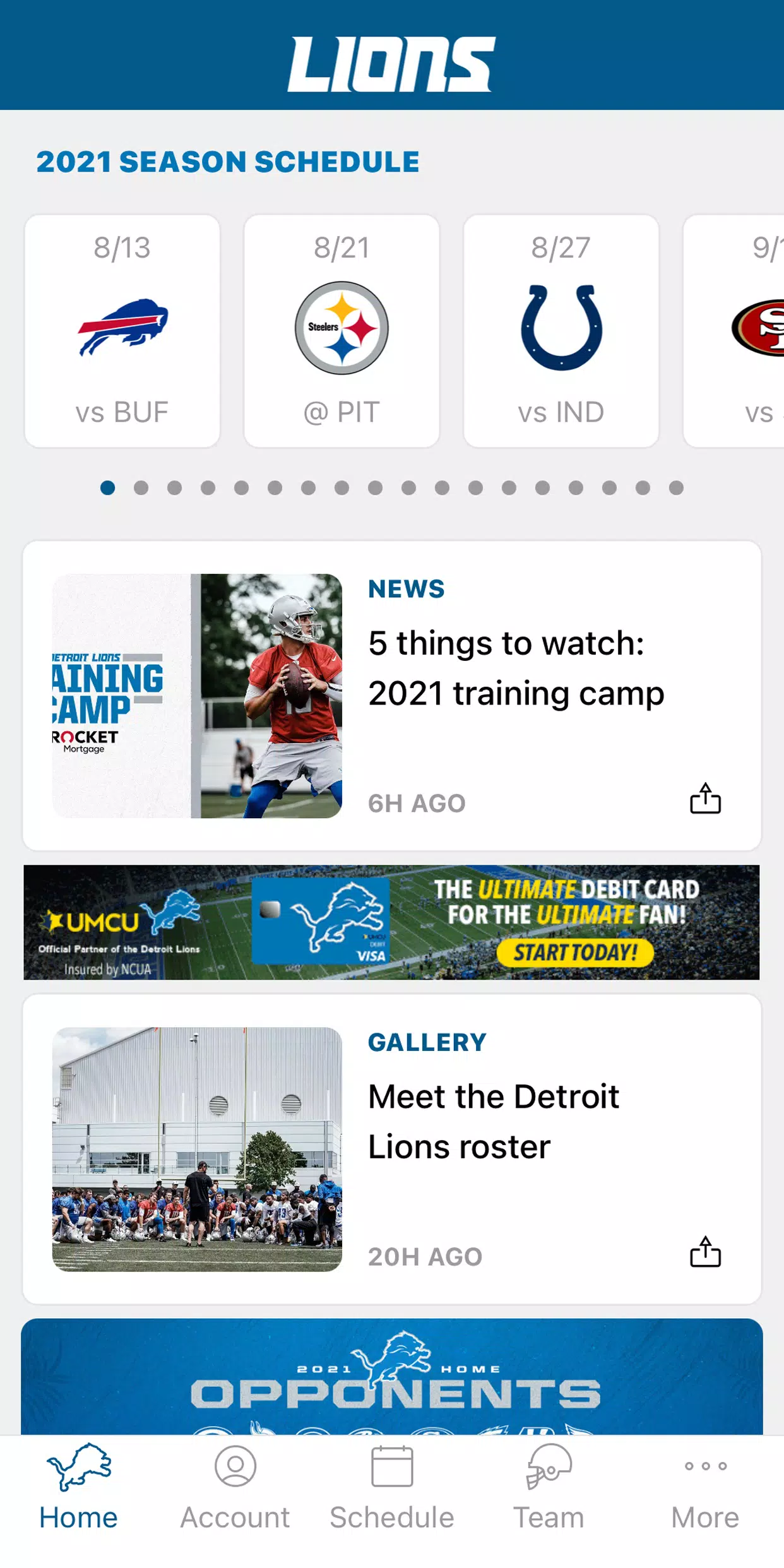 Detroit Lions Mobile應用截圖第1張