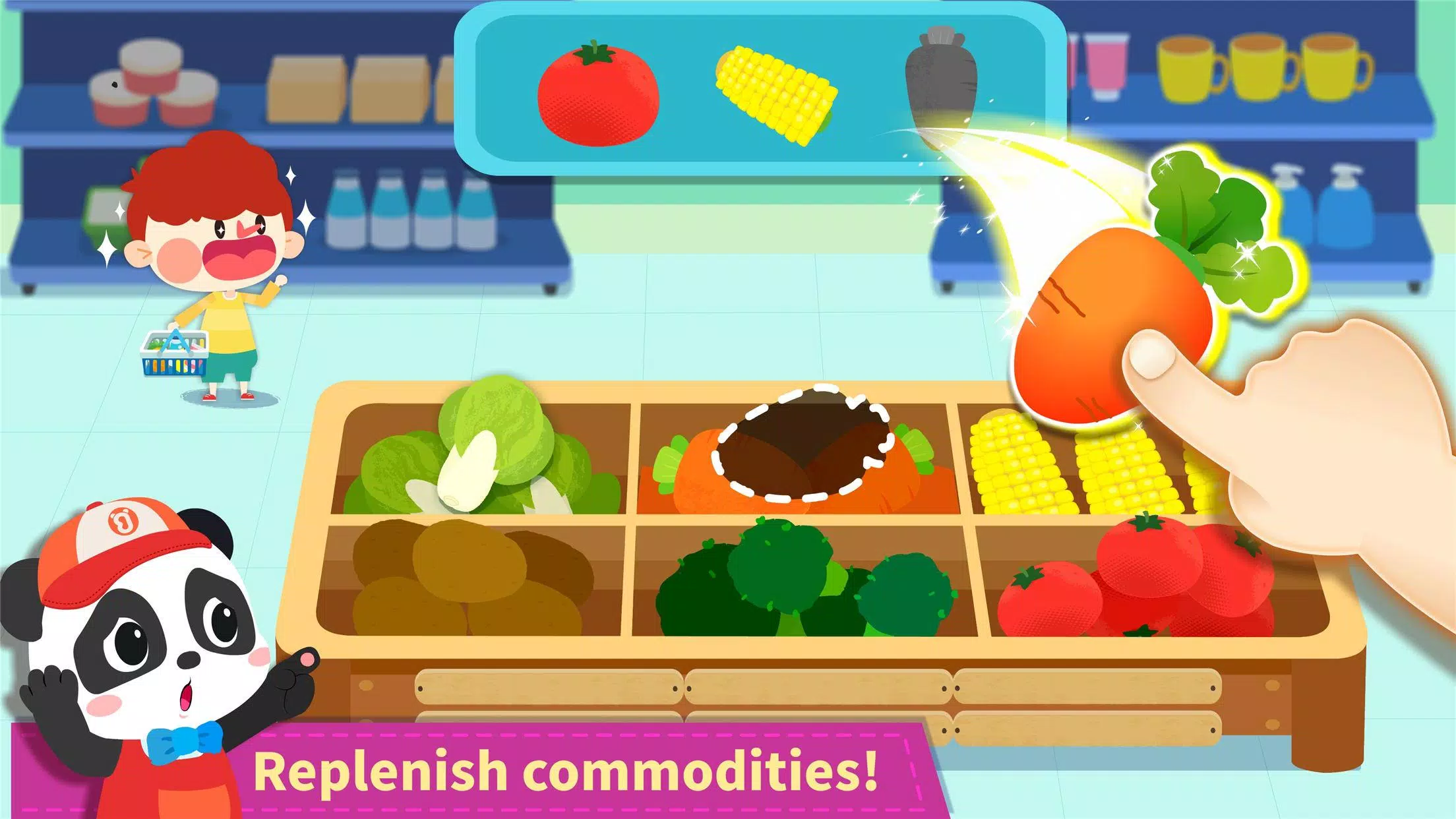 Baby Panda's Town: Supermarket Screenshot 3