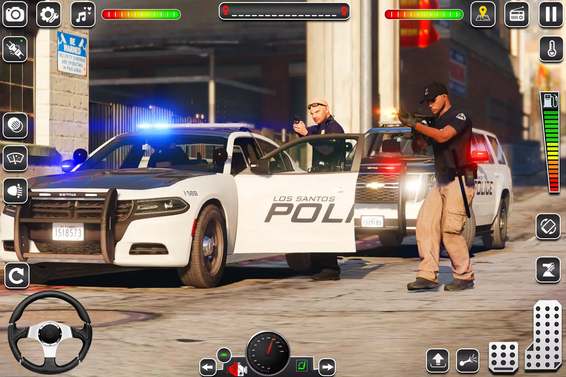 US Police Car Chase Game 3D ဖန်သားပြင်ဓာတ်ပုံ 2