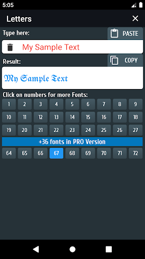 Cool text and symbols ภาพหน้าจอ 0