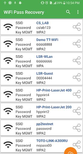 WiFi Password Recovery — Pro Ảnh chụp màn hình 0