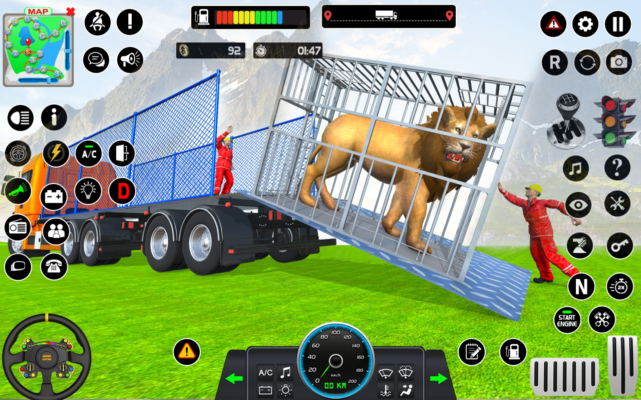 Animals Transport: Truck Games Ảnh chụp màn hình 3