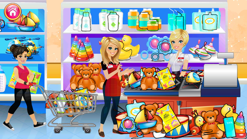 Supermarket Shopping Mall Game Tangkapan skrin 2