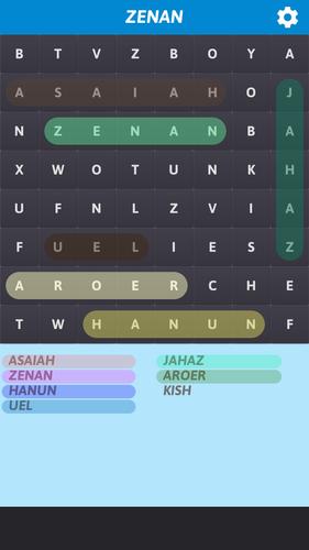 Bible Word Search Captura de pantalla 1