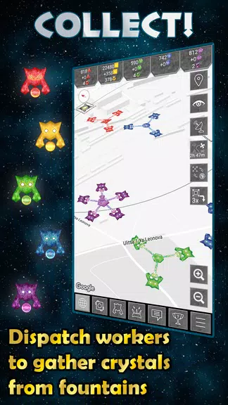 ColorPlanet Resources, GPS MMO Ảnh chụp màn hình 1