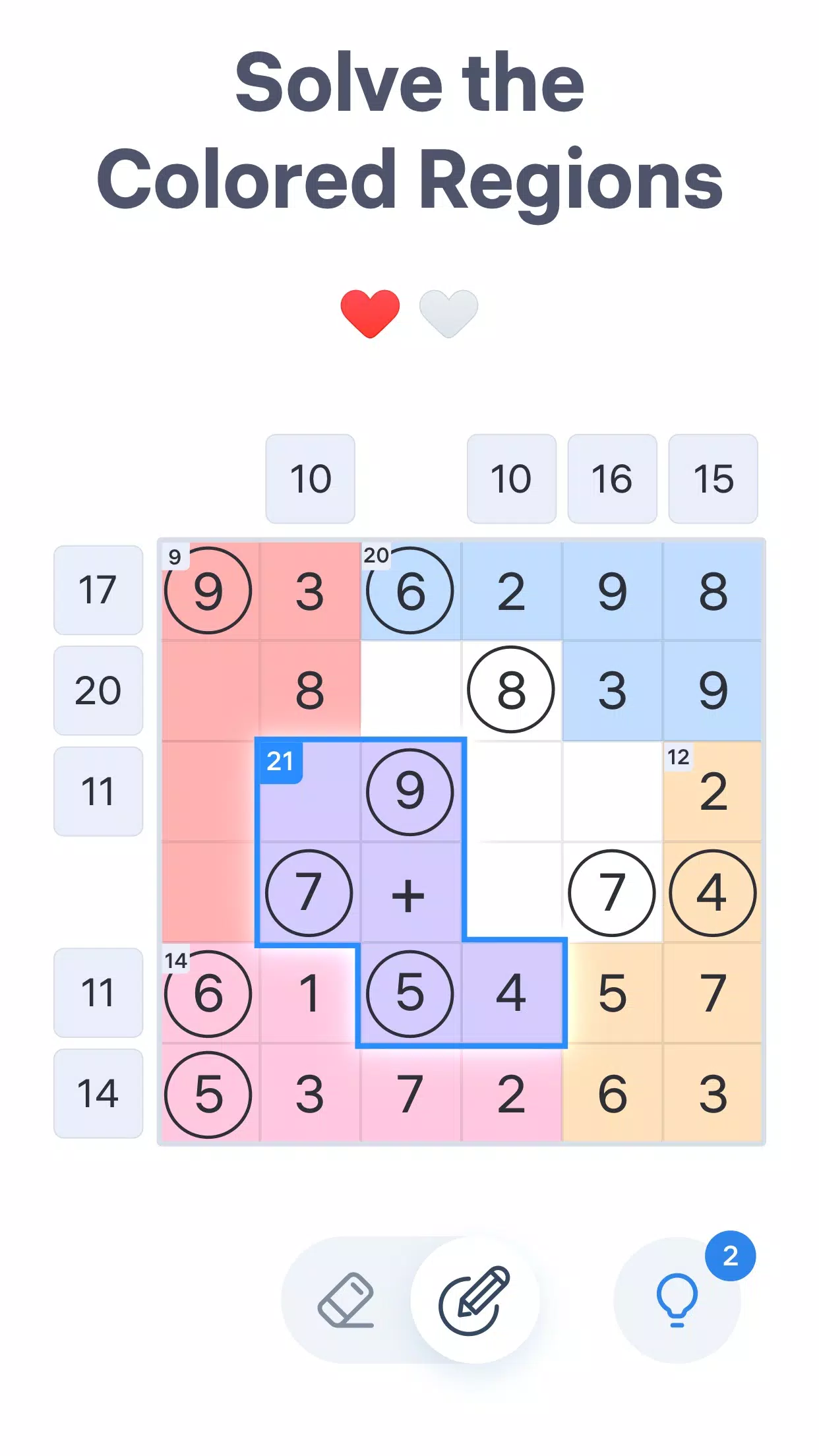 Schermata Number Sums 1