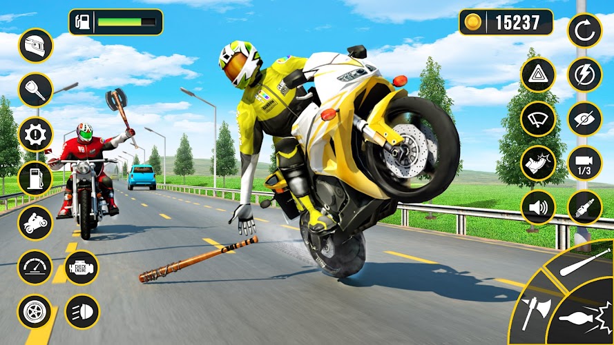 Moto Attack - Bike Racing Game ภาพหน้าจอ 0