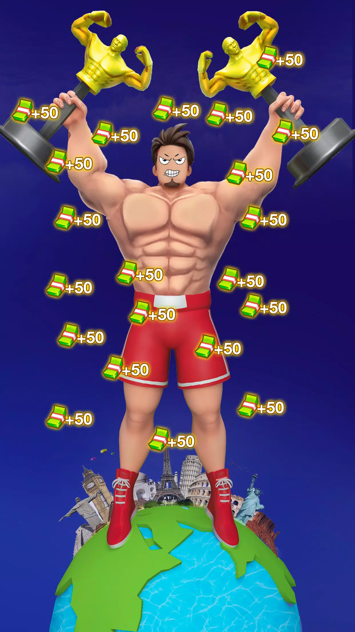 Gym Clicker Hero: Idle Muscles應用截圖第1張