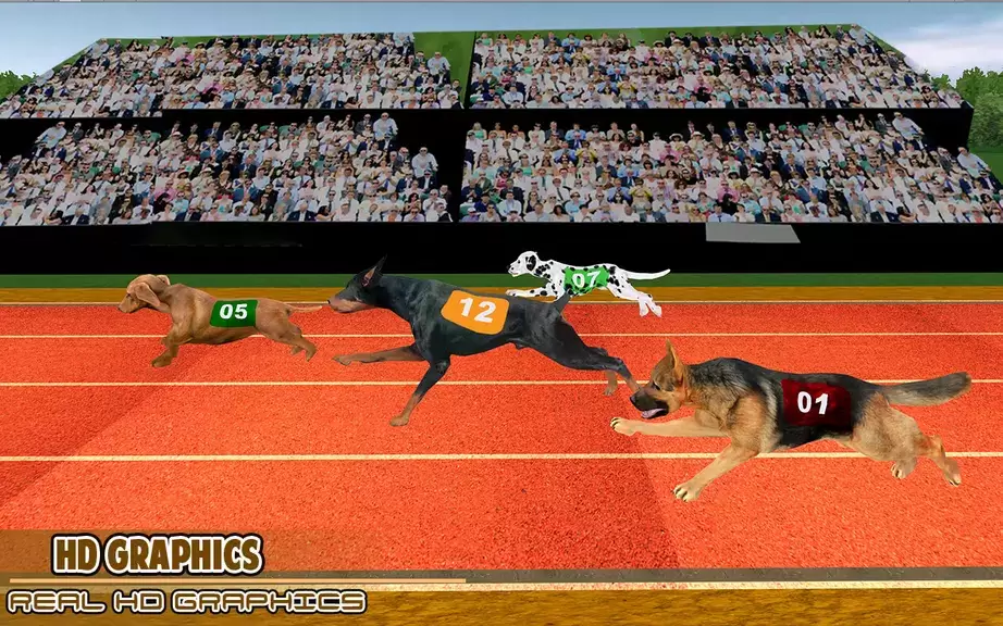 Dog racing games - dog game 3d স্ক্রিনশট 2